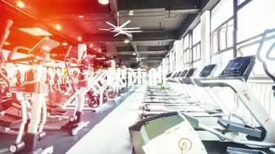 故障风健身宣传片AE模板视频的预览图